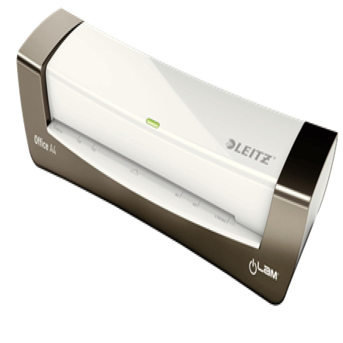Leitz iLAM Laminator Office A4 Hot laminator 400 mm/min Silver, White