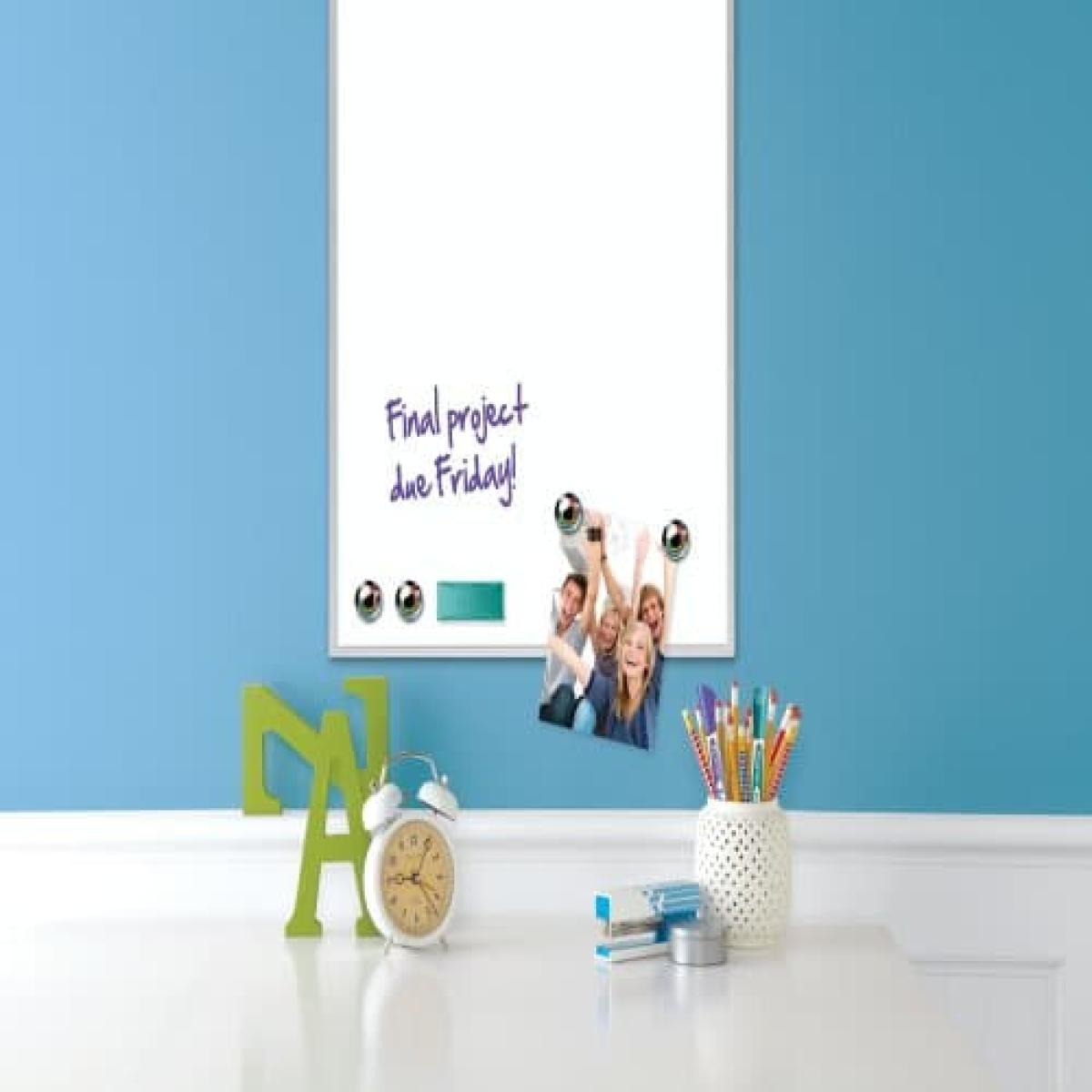 Rexel Magnetic Dry-Erase Board Aluminium Frame 585x430mm
