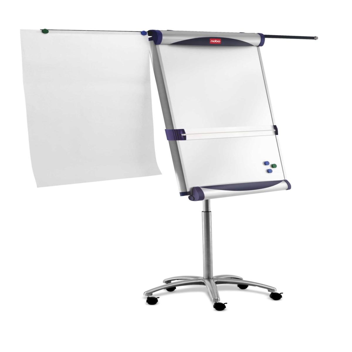 Nobo Impression Pro Mobile Steel Magnetic Whiteboard Easel with Extended Display Arms