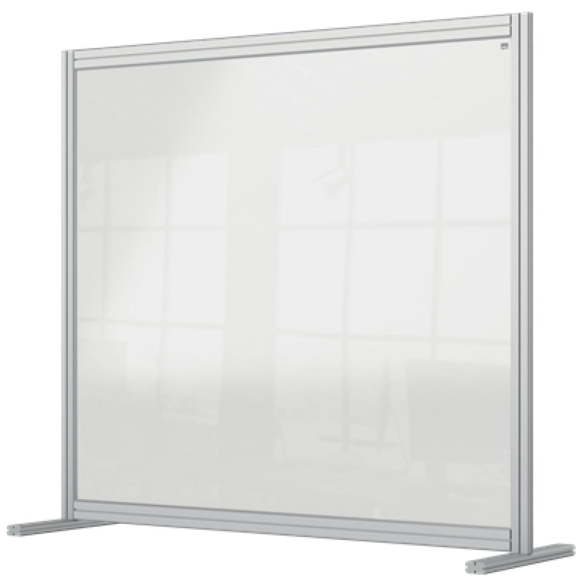 Nobo Premium Plus Clear Acrylic Protective Desk Divider Screen Modular System 1200x1000mm
