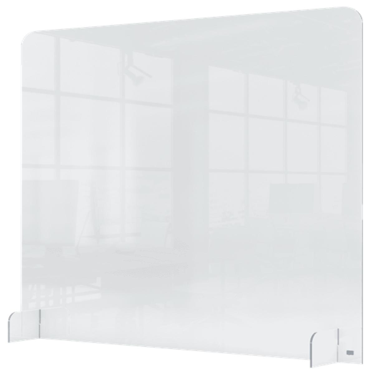 Nobo Clear Acrylic Protective Counter Partition Screen 700x850mm