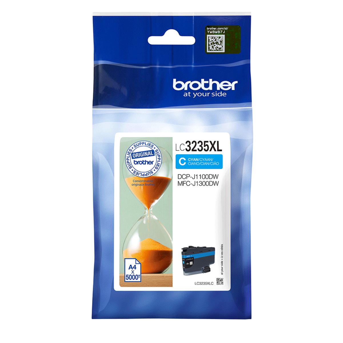 Brother LC3235XLC ink cartridge 1 pc(s) Original High (XL) Yield Cyan