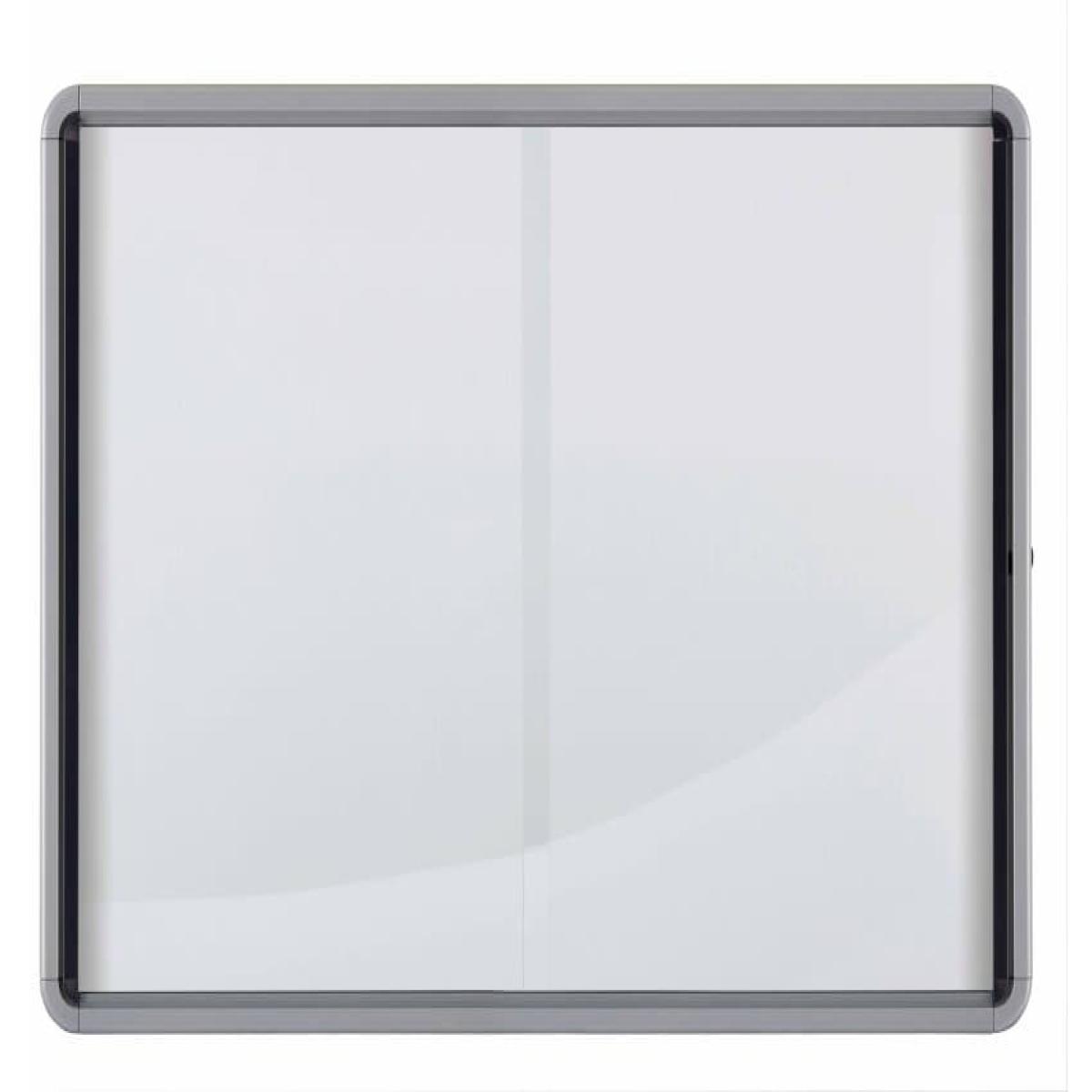 Nobo Premium Plus Magnetic Lockable Notice Board Sliding Door 12xA4