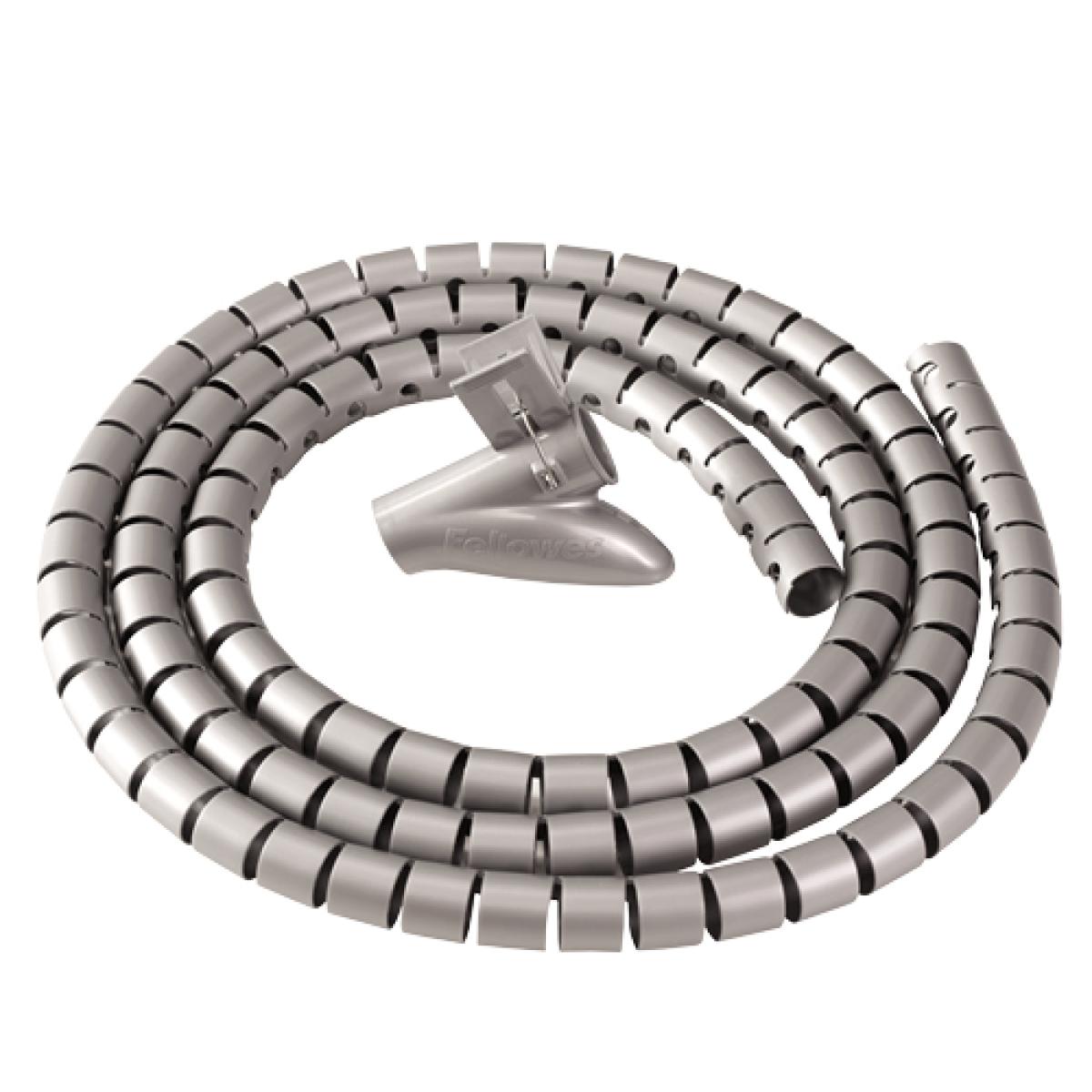 Fellowes CableZip Floor Cable flex tube Silver 1 pc(s)