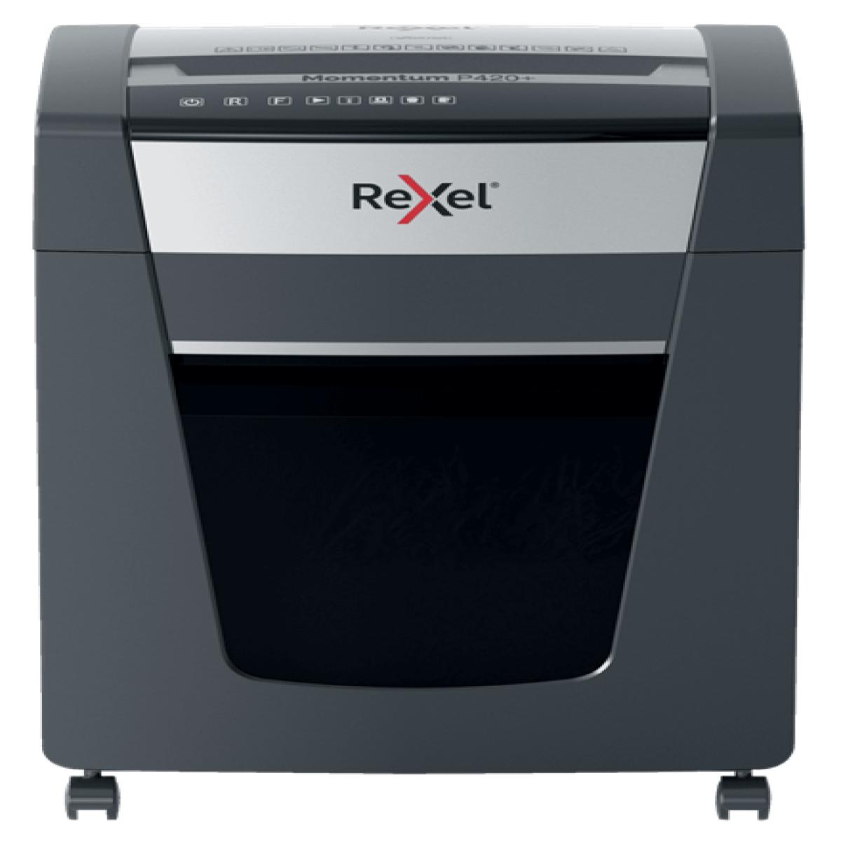 Rexel Momentum Extra P420+ Jam Free Cross Cut Paper Shredder P4