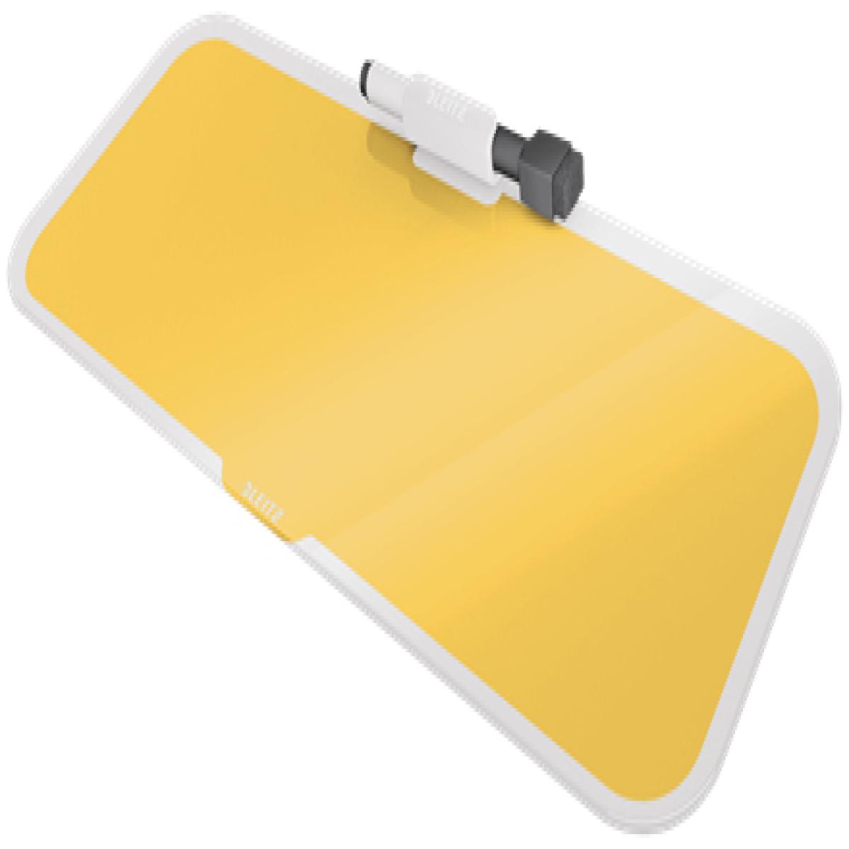 Leitz Cosy Glass Desk Notepad Warm Yellow