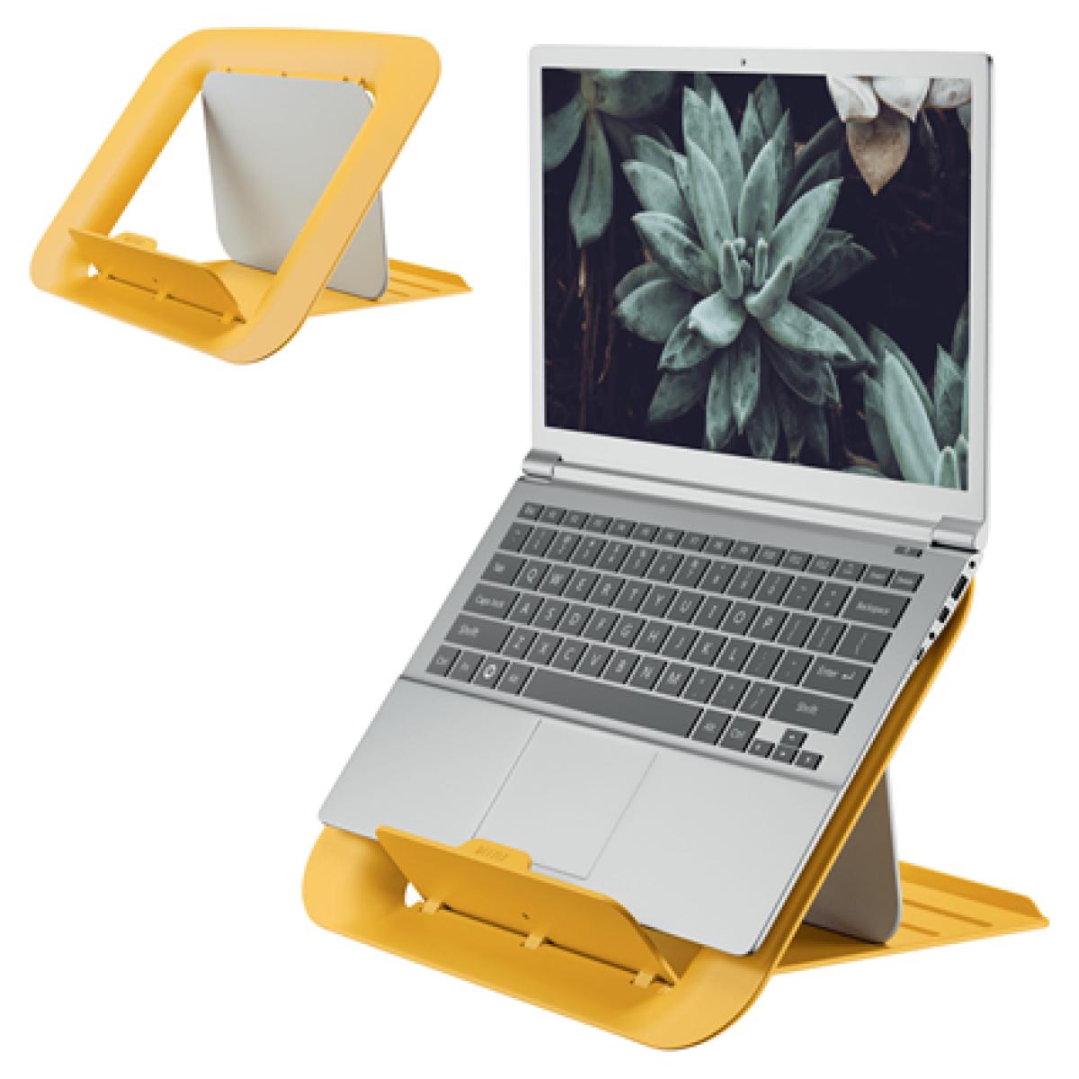 Leitz Ergo Cosy Adjustable Laptop Stand, 80% recycled plastic