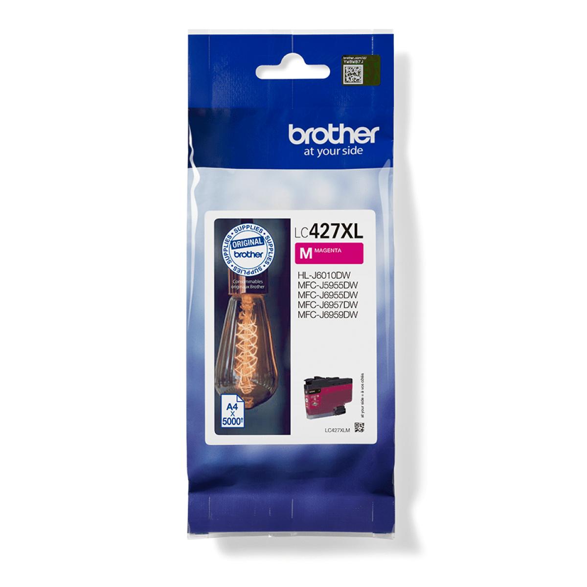 Brother LC427XLM ink cartridge 1 pc(s) Original High (XL) Yield Magenta