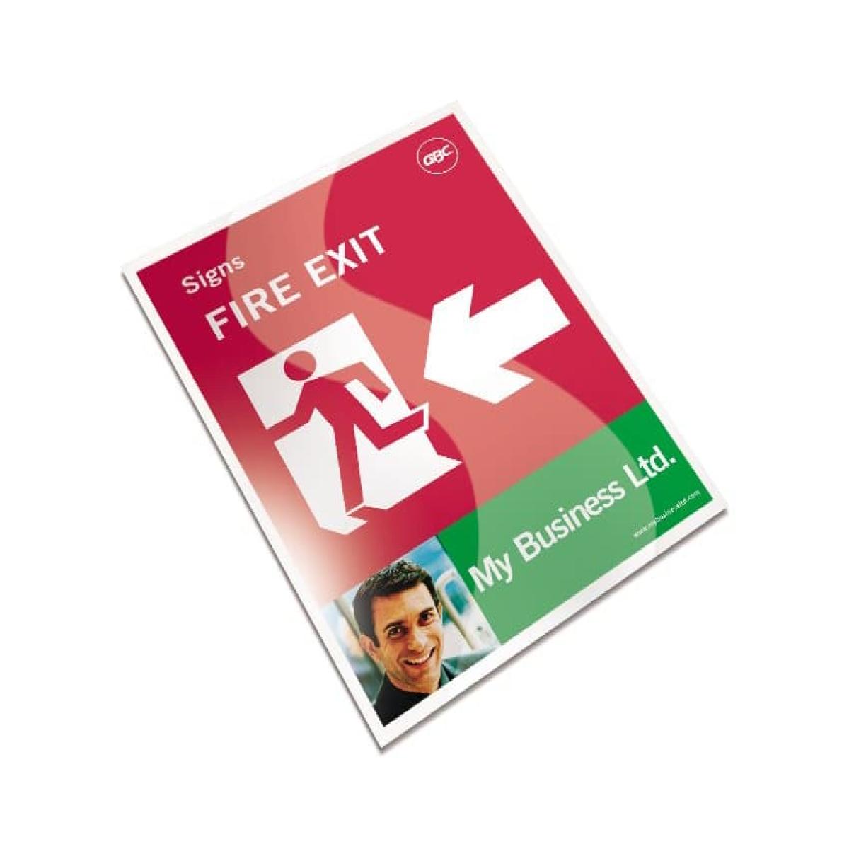 GBC Lamination Pouch A4 Adhesive 75 Micron