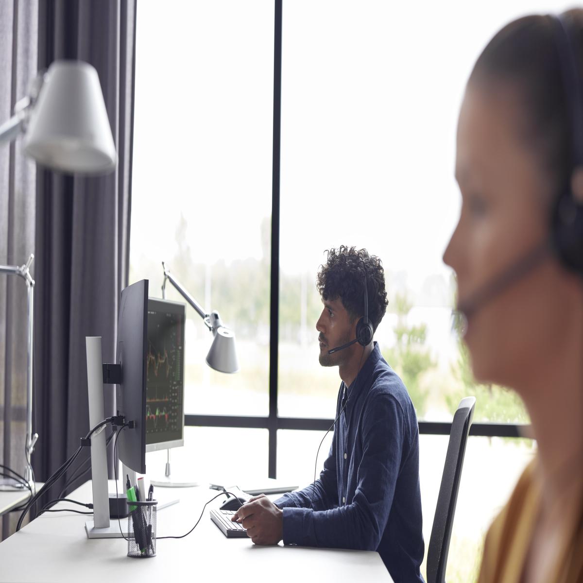 HP Poly EncorePro 310 USB-C Monoaural Headset TAA