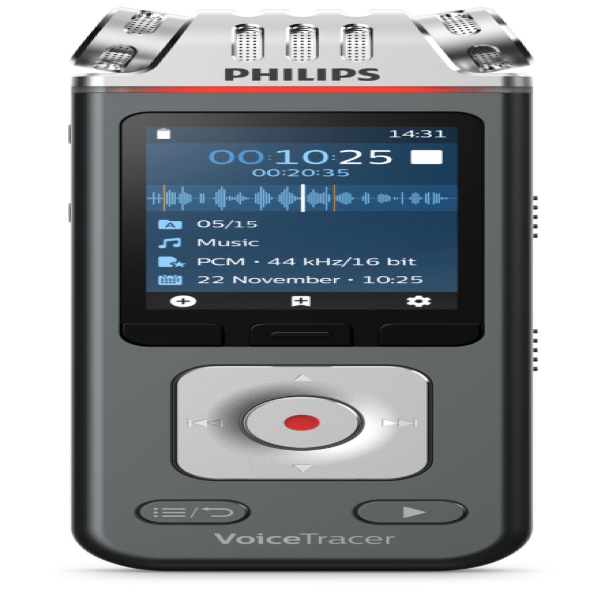 Philips VoiceTracer Black, Grey
