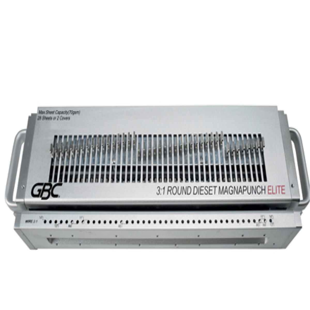 GBC Magnapunch Elite 3:1 Round Wire Die Set