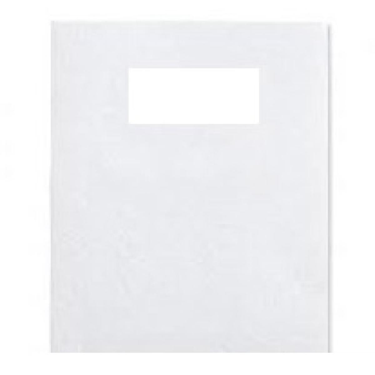 GBC LeatherGrain Binding Covers 250gsm with window A4 White (50)