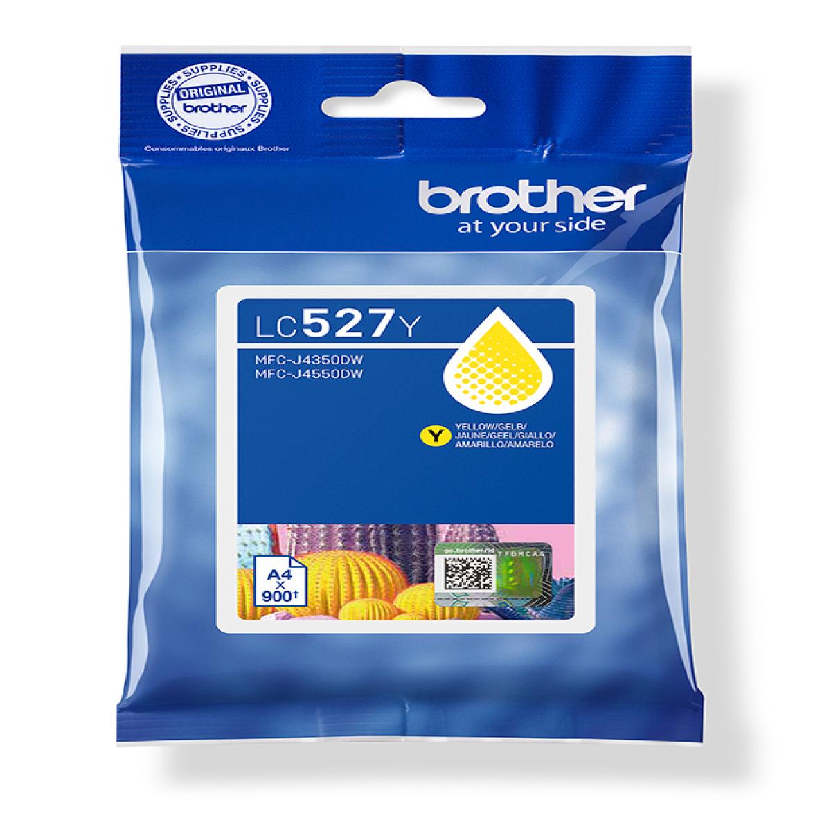 Brother Genuine LC527Y Ink Cartridge - Yellow