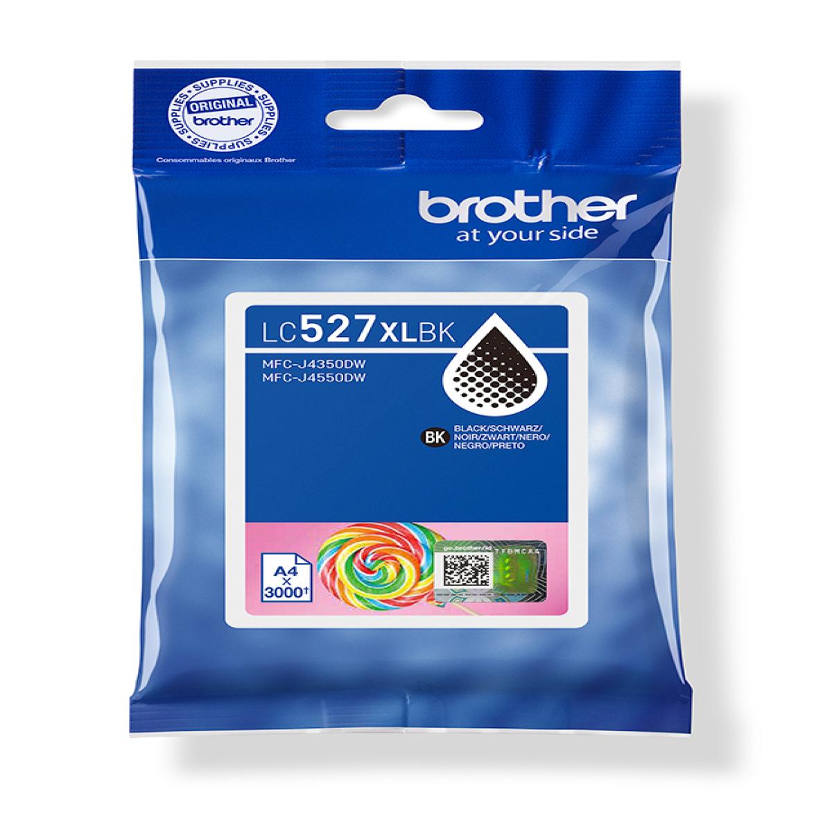Brother Genuine LC527XLBK High Yield Ink Cartridge - Black