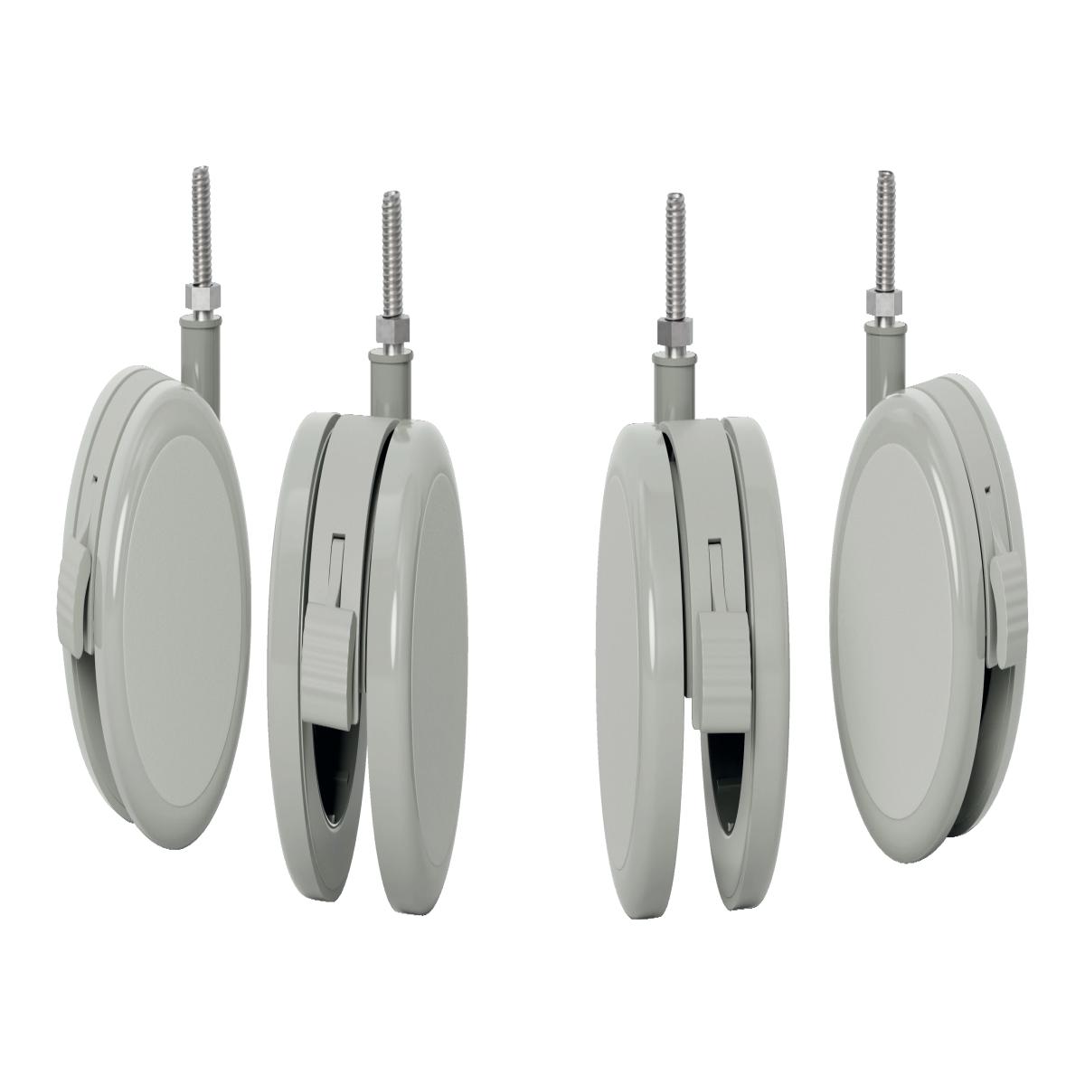 Leitz Castor Wheels for Ergo Small Electric Sit Standing Desk