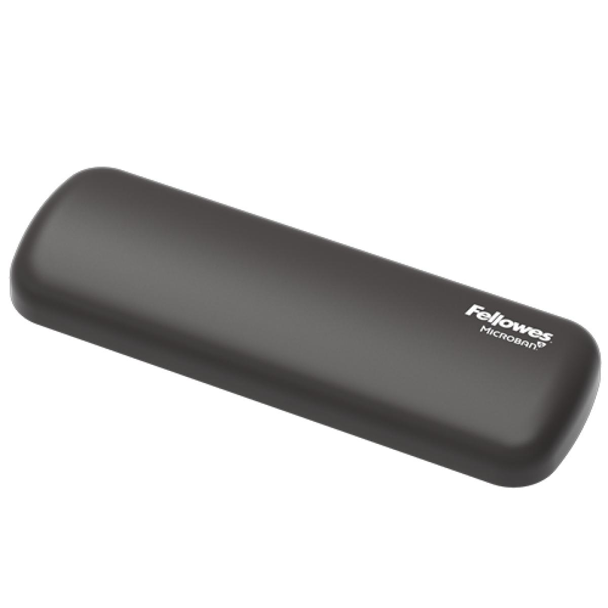 Fellowes Wrist Rest Breyta Palm Rest with Antibacterial Protection Ergonomic Wrist Support Black