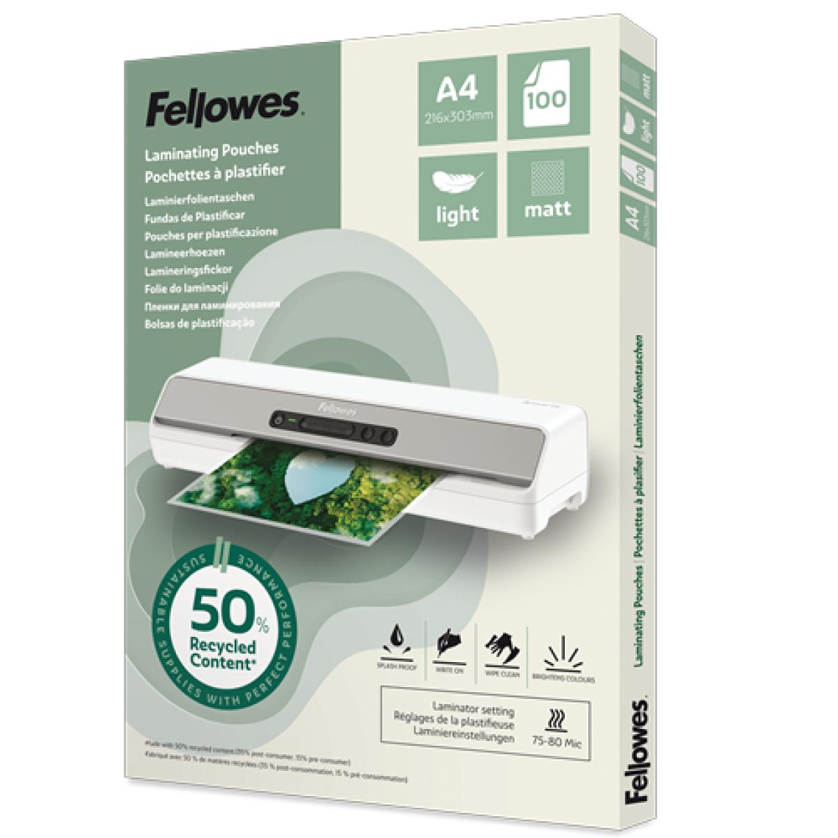 Fellowes 100143435 laminator pouch 100 pc(s)