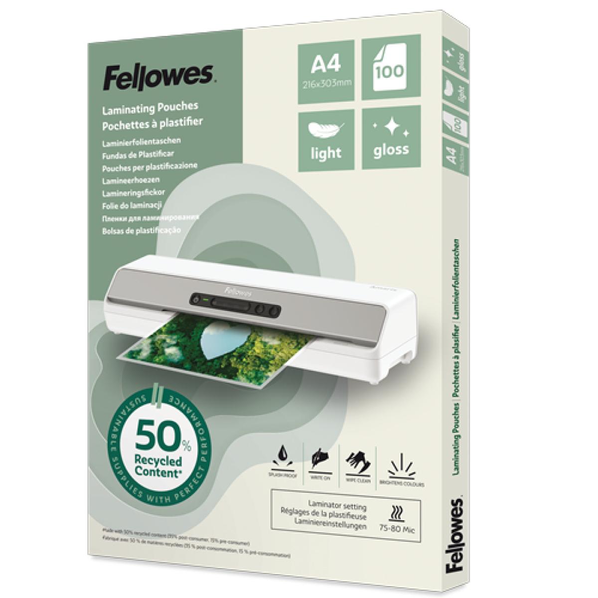 Fellowes 100142987 laminator pouch 100 pc(s)
