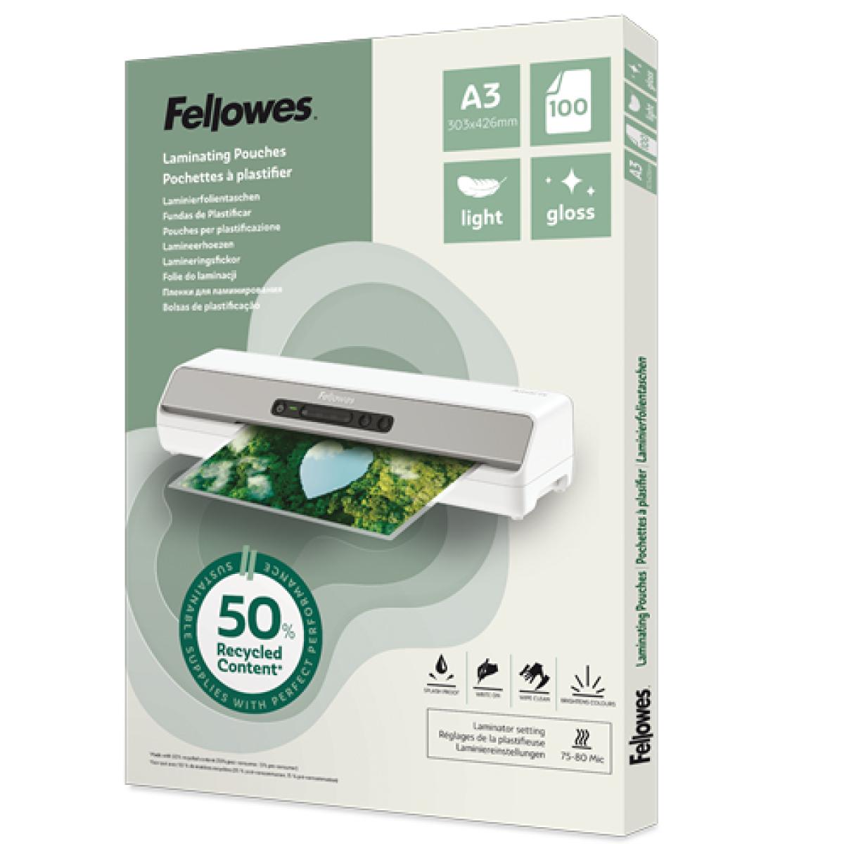 Fellowes 100142988 laminator pouch 100 pc(s)