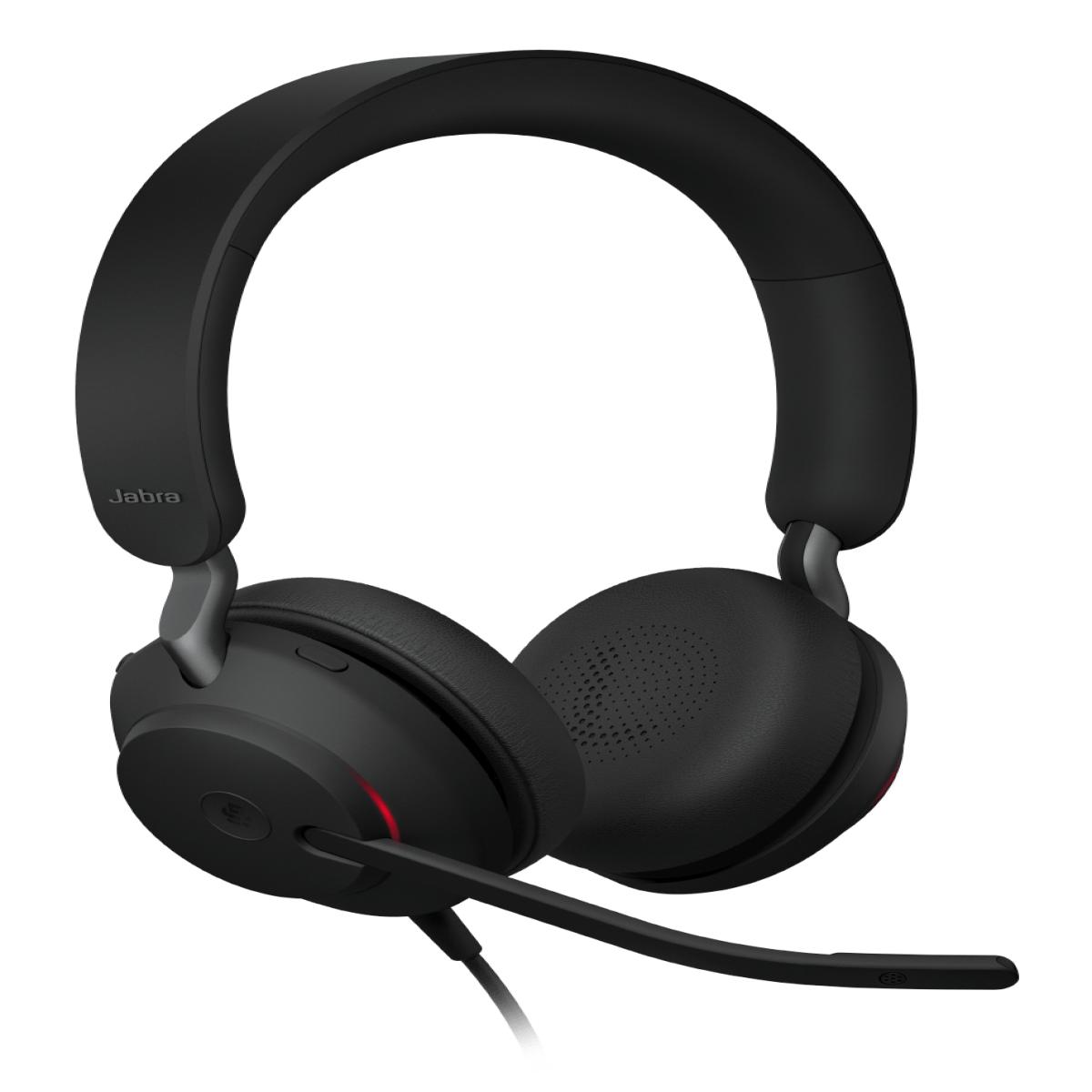 Jabra Evolve2 40 SE Headset Wired Head-band Office/Call center USB Type-C / USB Type-A Black