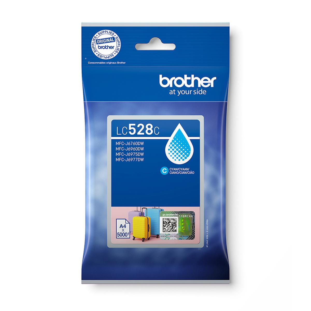 Brother LC528C ink cartridge 1 pc(s) Original Cyan