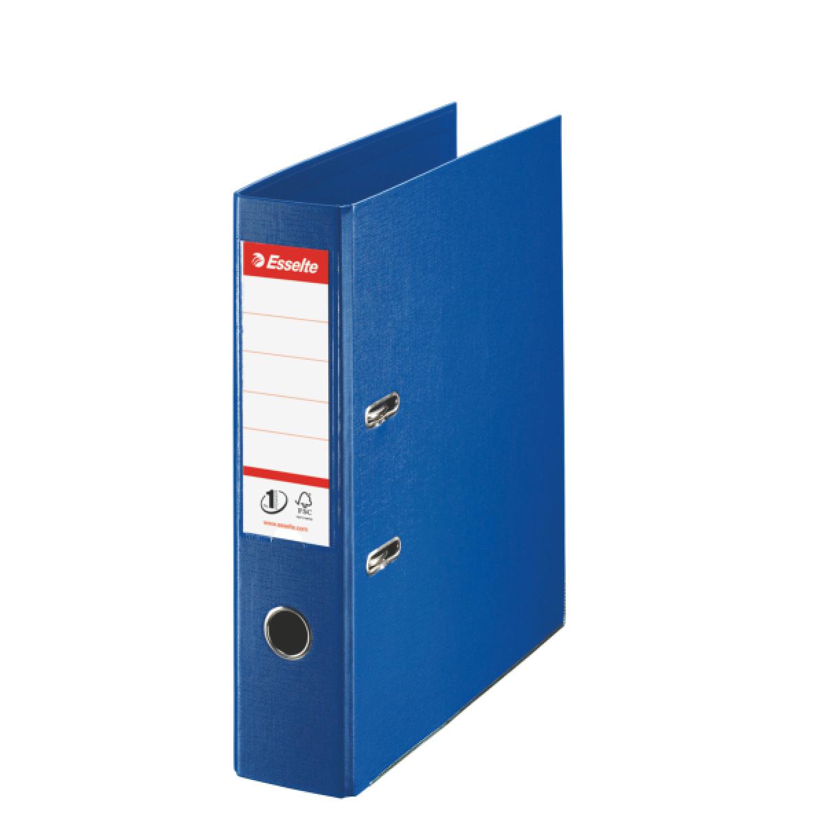 Esselte Pack of 10 No.1 Lever Arch File 75mm Blue