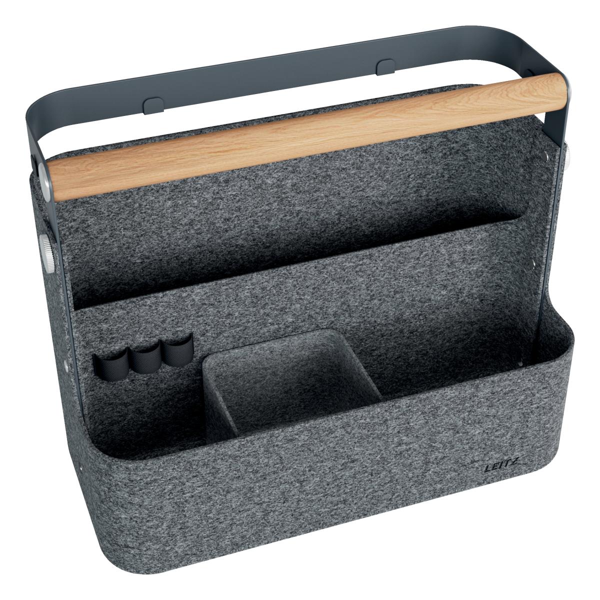 Leitz 61990089 storage box Rectangular Felt, Recycled polyester, Beech Grey