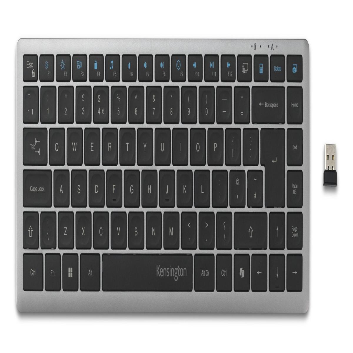 Kensington KB435 EQ Rechargeable Multi-Device Compact Keyboard