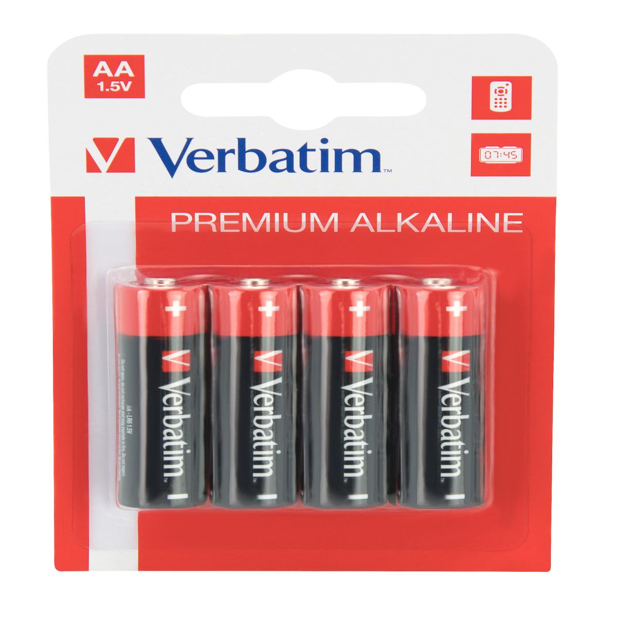 Verbatim AA Alkaline Batteries