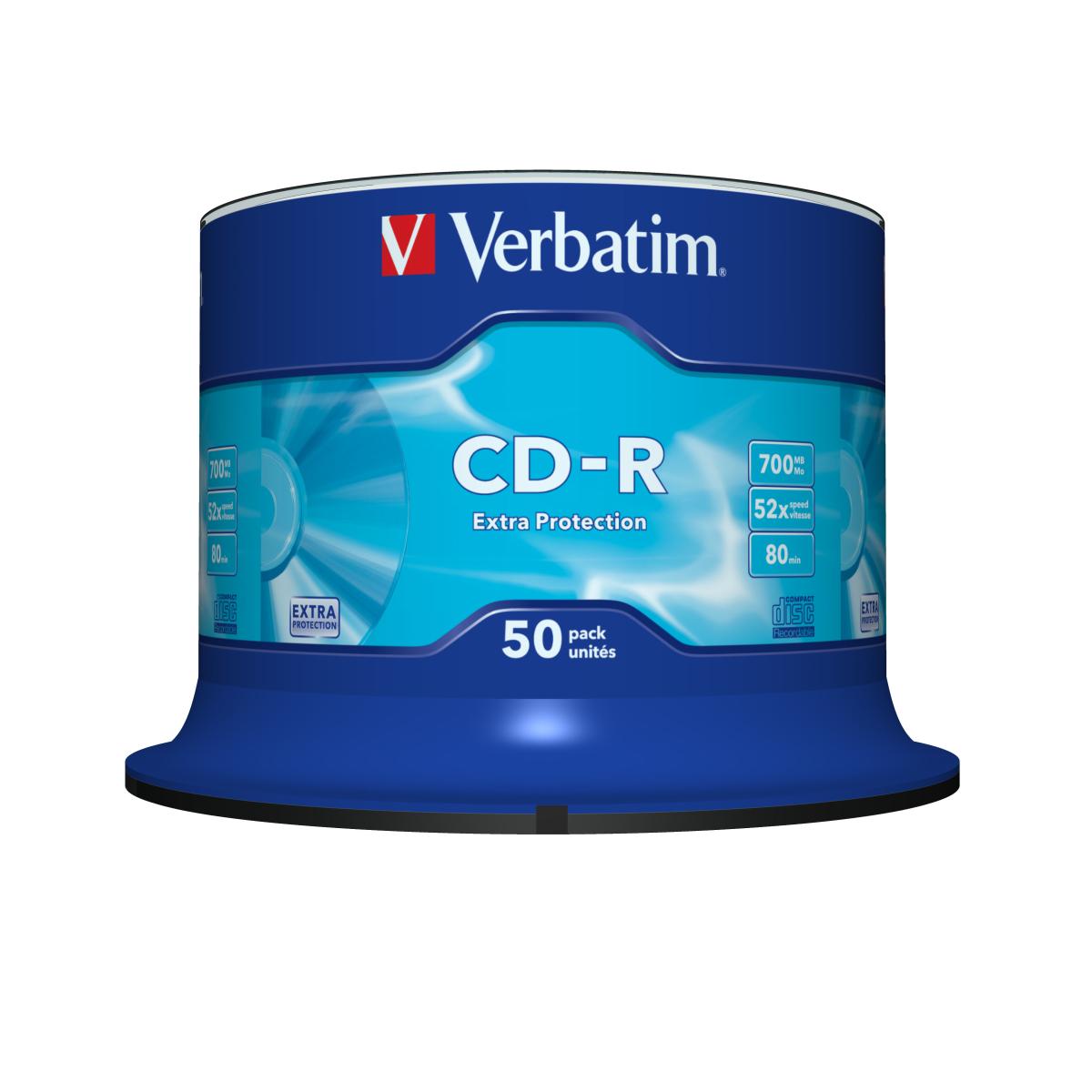 Verbatim CD-R Extra Protection 700 MB 52x 50 pc(s)