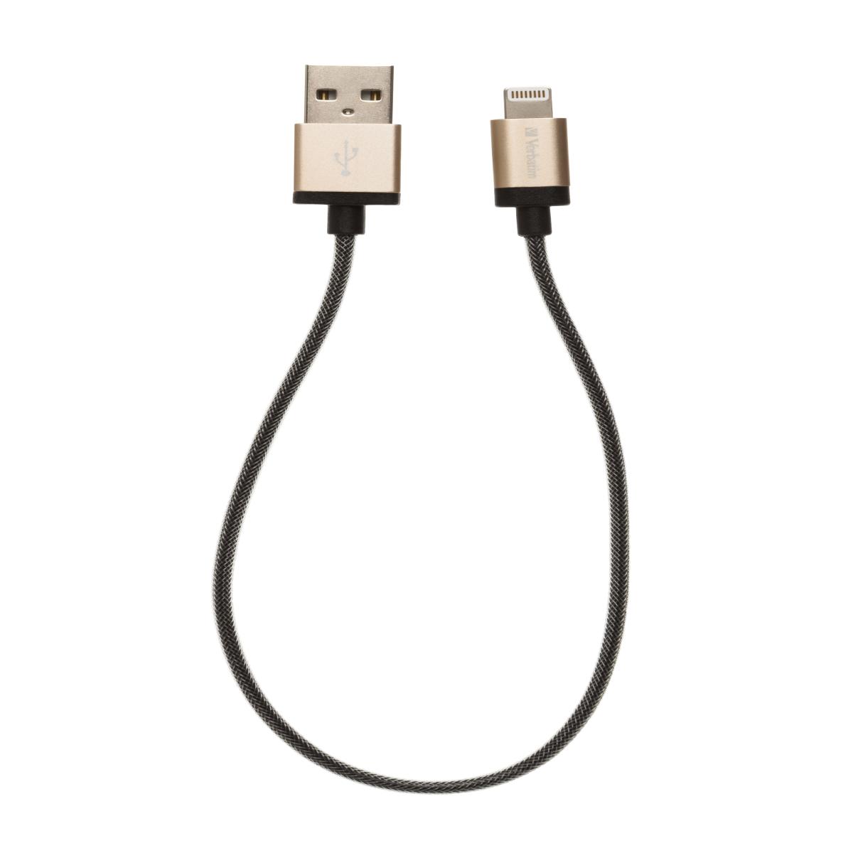 Verbatim Lightning Cable Champagne Gold 30cm