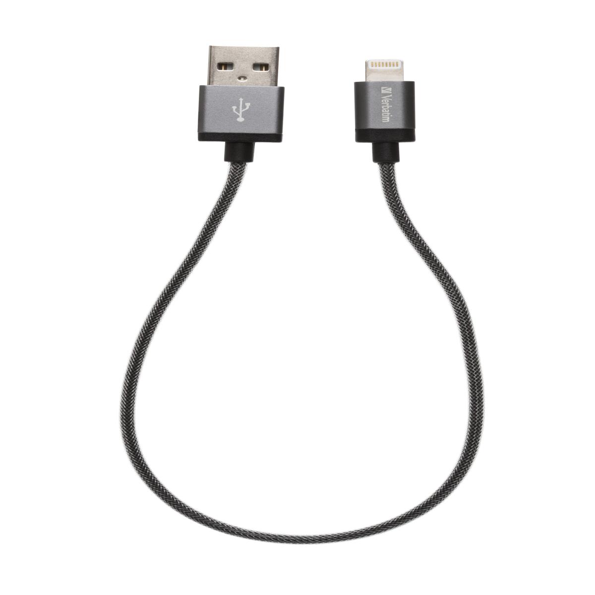 Verbatim Lightning Cable - Space Grey 30cm