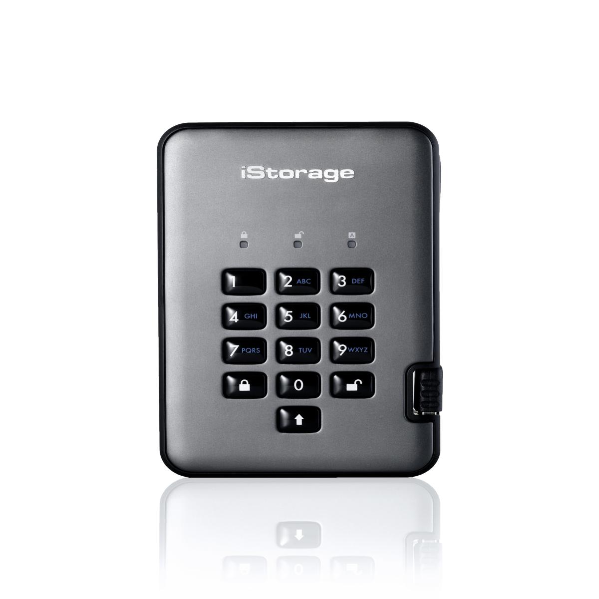 iStorage diskAshur PRO² SSD 128GB | Secure Portable Solid State Drive |FIPS 140-2 Level 3 certified | AES-XTS 256-bit Hardware Encryption | PIN protected | OS & Platform Independent |GDPR, TAA Compliant|Brute force hack defence | Dust/Water Resistant