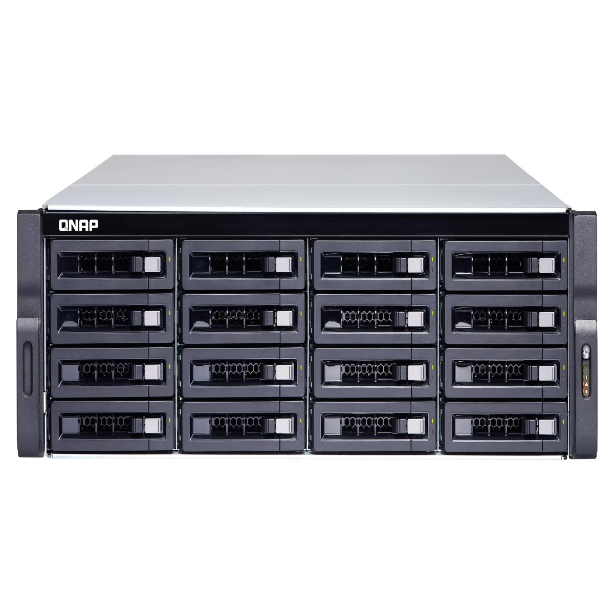 QNAP TS-1683XU-RP NAS Rack (3U) Intel® Xeon® E-2124 16 GB DDR4 128 TB HDD QNAP Turbo System Black
