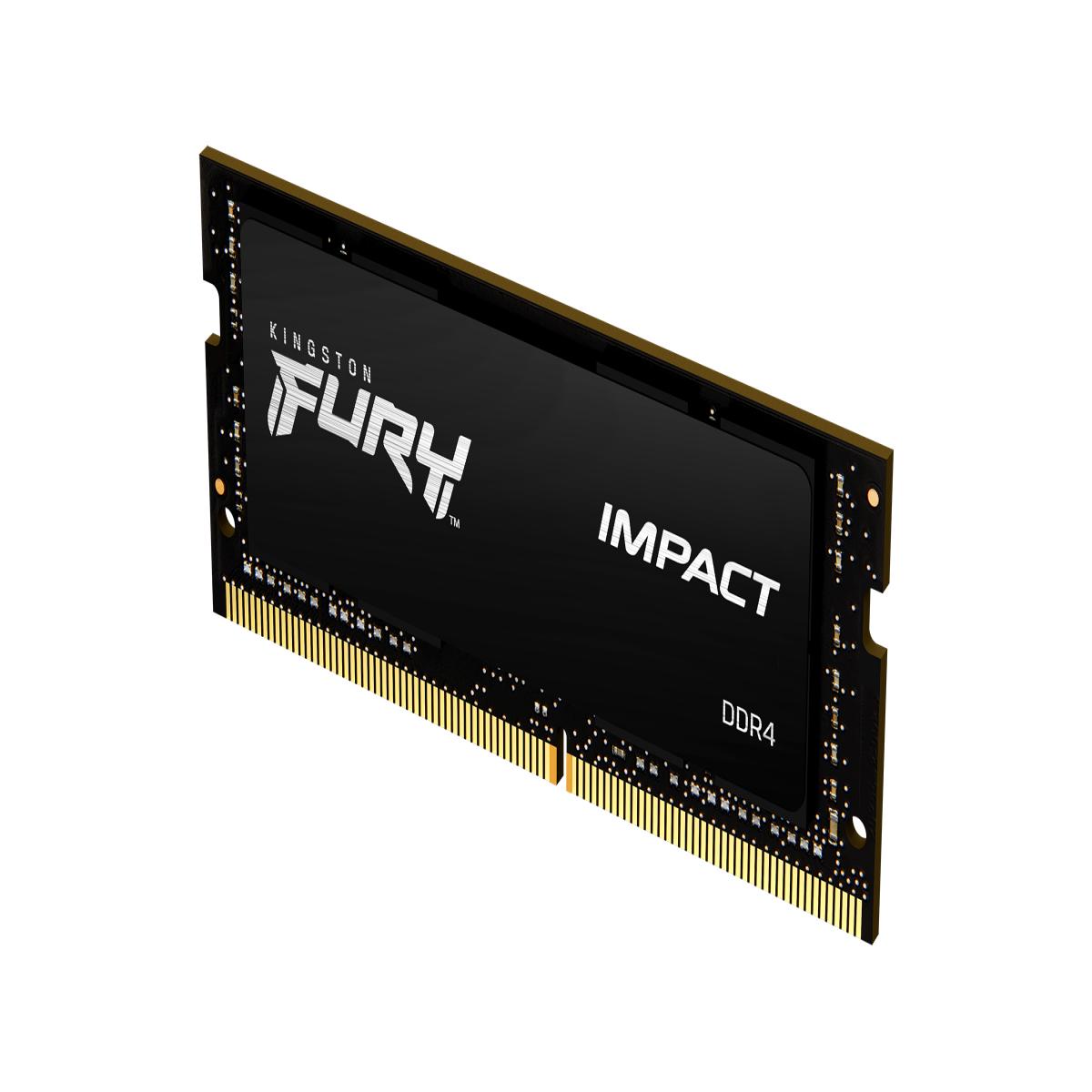Kingston FURY Impact KF432S20IB/32 32GB (1x 32GB) SODIMM System Memory, 3200MHz, DDR4, CL20, Intel XMP