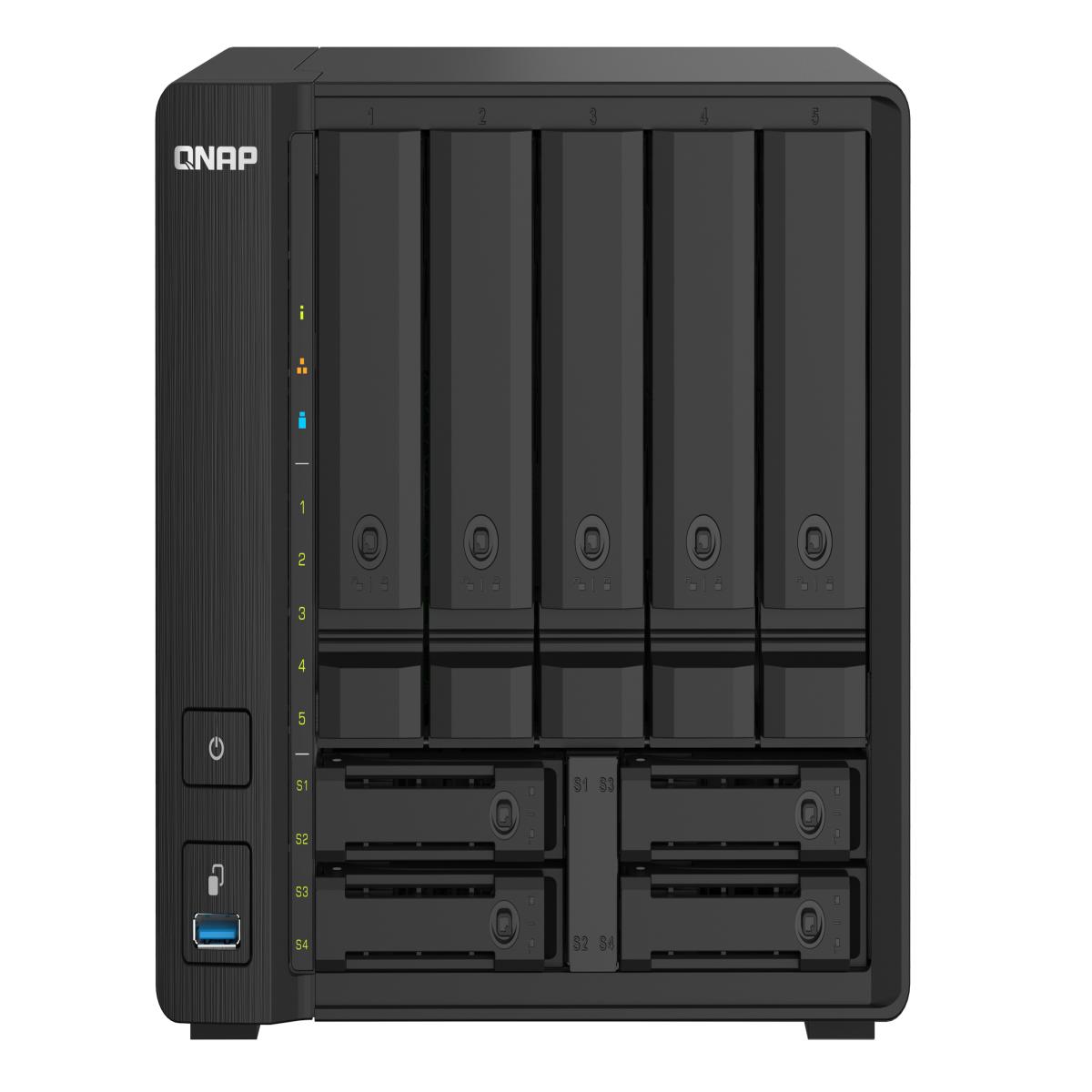 QNAP TS-932PX-4G NAS Tower Annapurna Labs Alpine AL-324 4 GB DDR4 40 TB HDD QNAP Turbo System Black