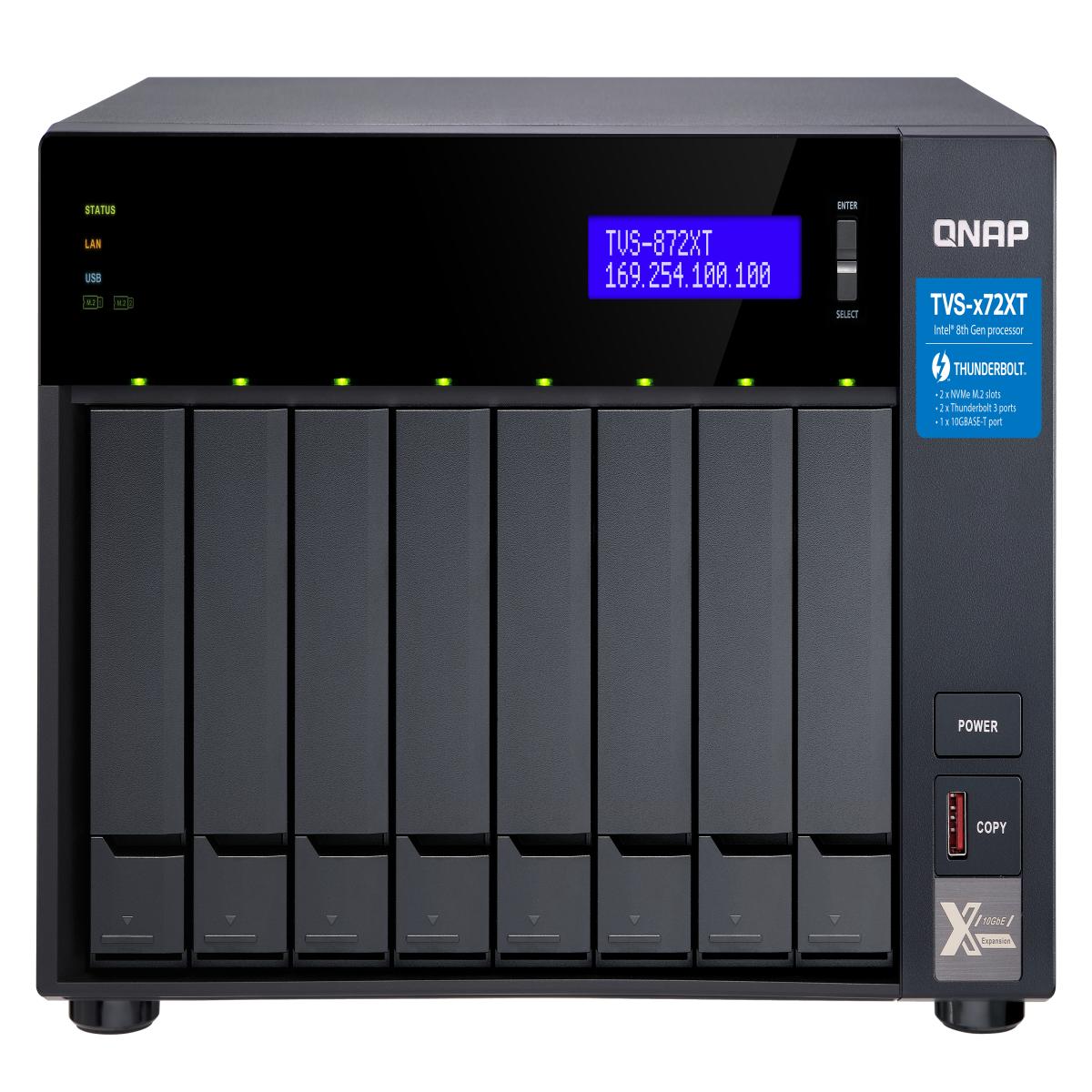 QNAP TVS-872XT-i5-16G/48TB TOSH 8 Bay DT