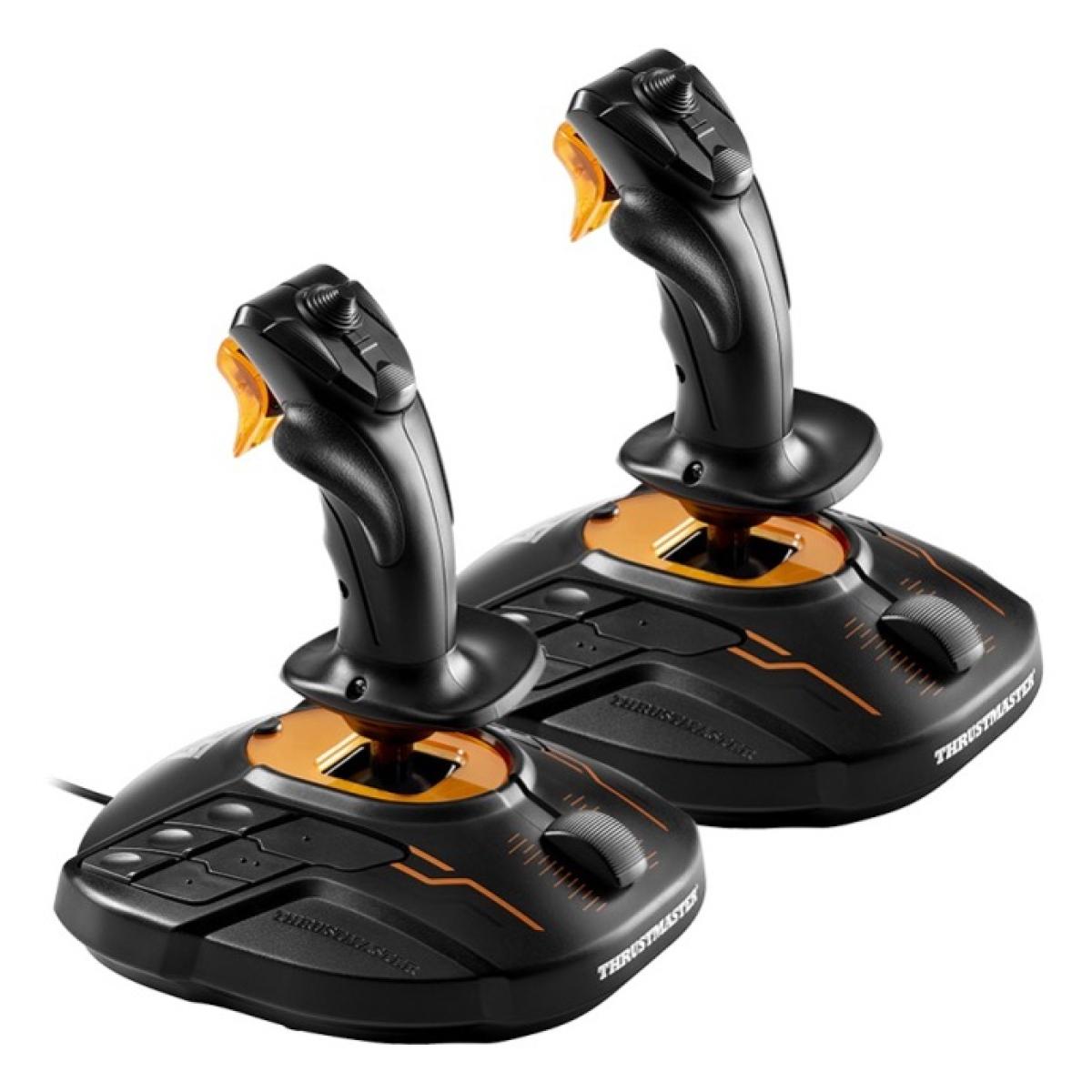 Thrustmaster T.16000M FCS SPACE SIM DUO Black, Orange USB Joystick Analogue / Digital PC