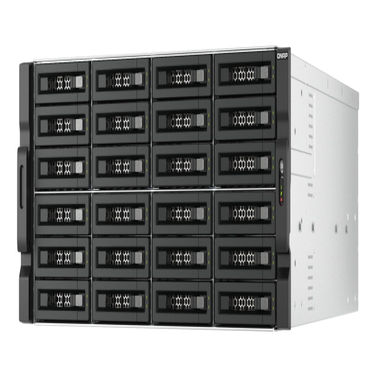 QNAP TL-R2400PES-RP storage drive enclosure HDD/SSD enclosure Black, Grey 2.5/3.5"