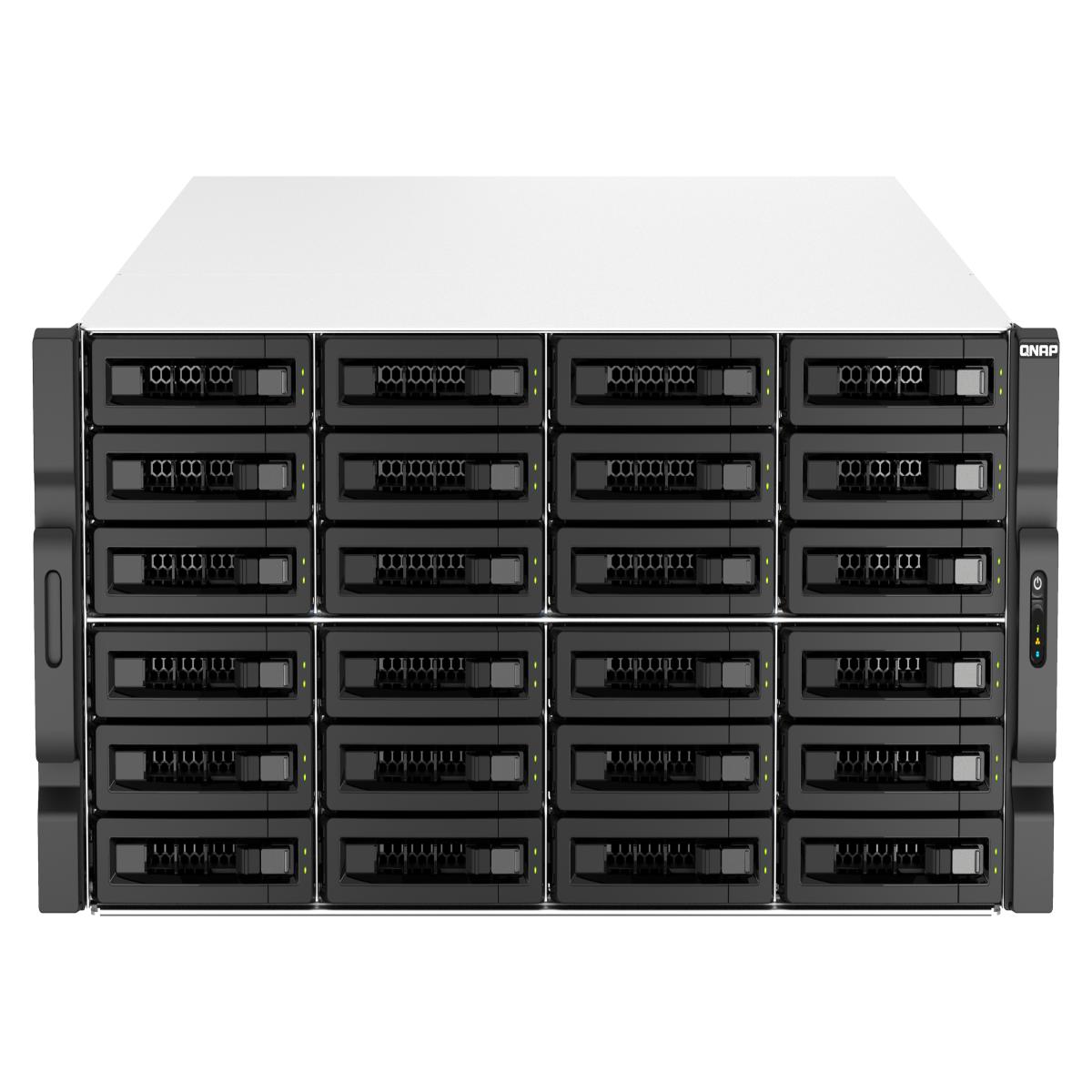 QNAP TS-H3087XU-RP NAS Rack (4U) Intel Xeon E E-2378 64 GB DDR4 192 TB QNAP QTS Black, White