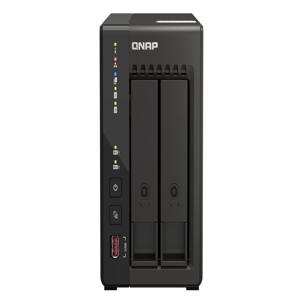 QNAP QVP-21C NAS/storage server Tower Intel® Celeron® J6412 8 GB DDR4 0 TB QVR Pro Black