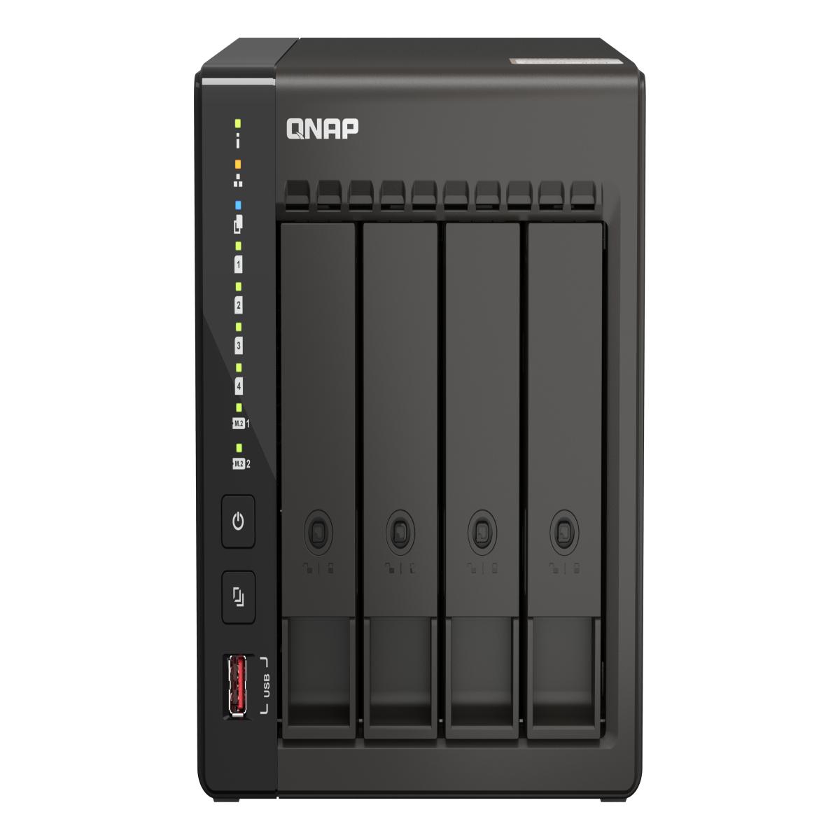QNAP QVP-41C NAS/storage server Tower Intel® Celeron® J6412 8 GB DDR4 0 TB Black