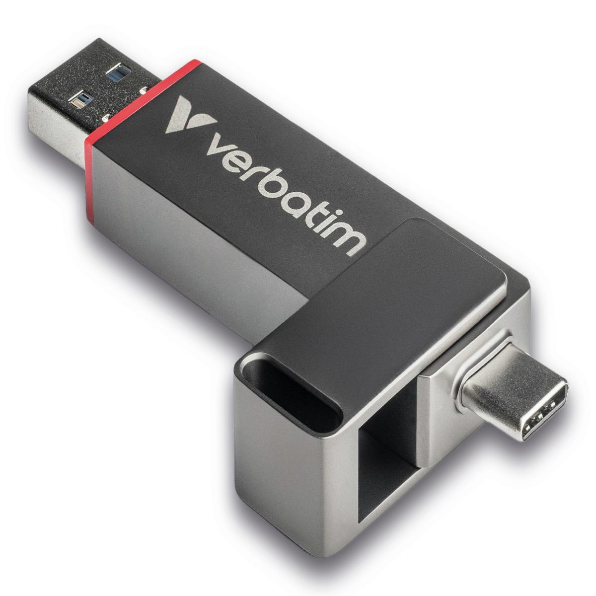 Verbatim Dual QuickStick USB flash drive 1 TB USB Type-A / USB Type-C 3.2 Gen 1 (3.1 Gen 1) Grey