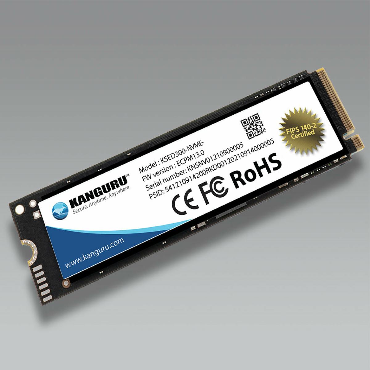 iStorage Kanguru Defender SED300 Hardware-Based Self-Encrypting Internal SSD 2 TB| FIPS 140-2 Certified | M.2 2280 Internal | PCI Express NVMe (PCI Express NVMe 4.0 x4) | TAA Compliant