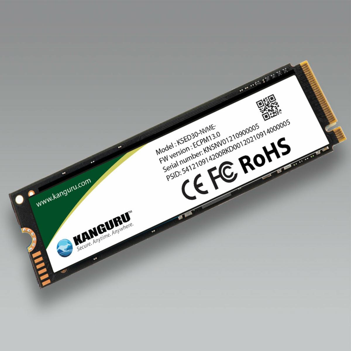 iStorage Kanguru Defender SED30™ M.2 NVMe 2TB Internal Self-Encrypting Solid State Drive| Internal NVMe PCIe M.2, 2280 NVMe Gen 4 x 4 | AES-XTS 256-bit Hardware Encryption |Ideal for Laptops, Tablets and Computers| TAA Compliant