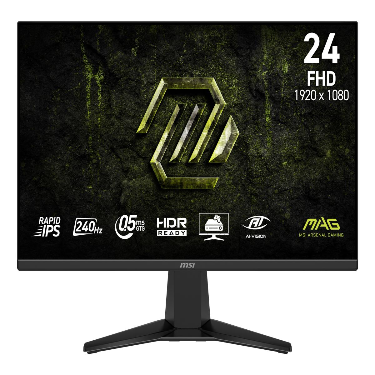 MSI MAG 245F X24 computer monitor 60.5 cm (23.8") 1920 x 1080 pixels Full HD LCD Black