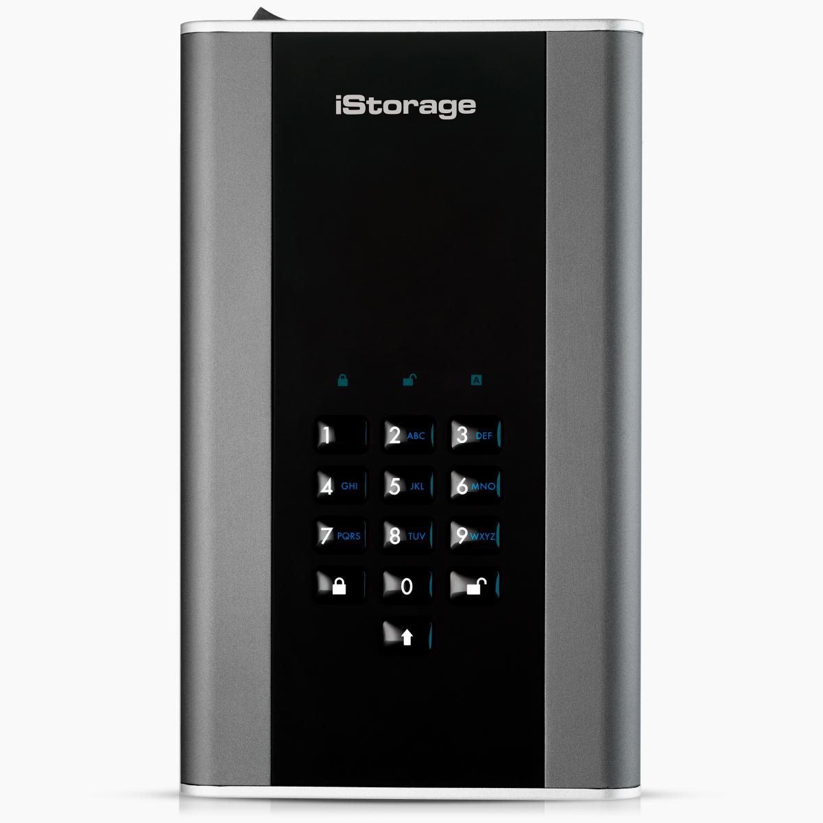 iStorage diskAshur DT² HDD 30TB | Secure Portable Desktop Drive |FIPS 140-2 Level 2, NCSC CPA, NLNCSA BSPA & NATO Restricted | AES-XTS 256-bit Hardware Encryption | Common Criteria EAL5+ (Hardware Certified) | PIN protected | OS & Platform Independent |G