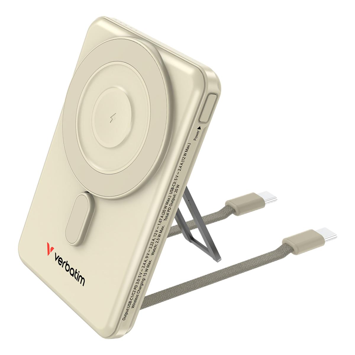 Verbatim Charge'n'G0 2C power Bank 5000 rnAh Gold