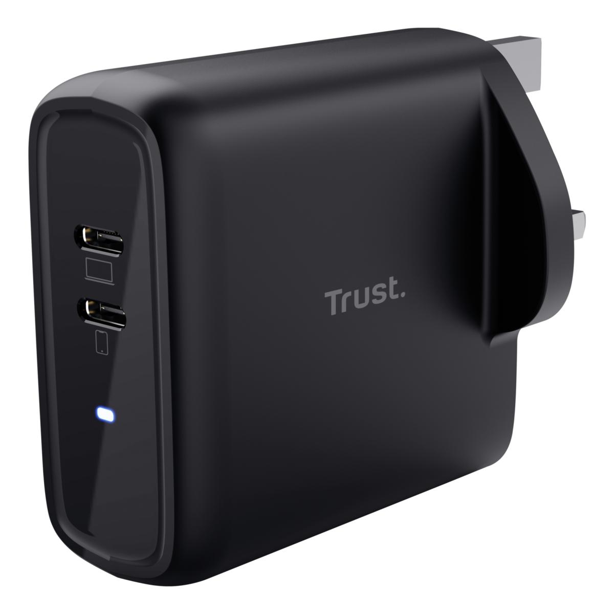 Trust Maxo Universal Black AC Fast charging Indoor